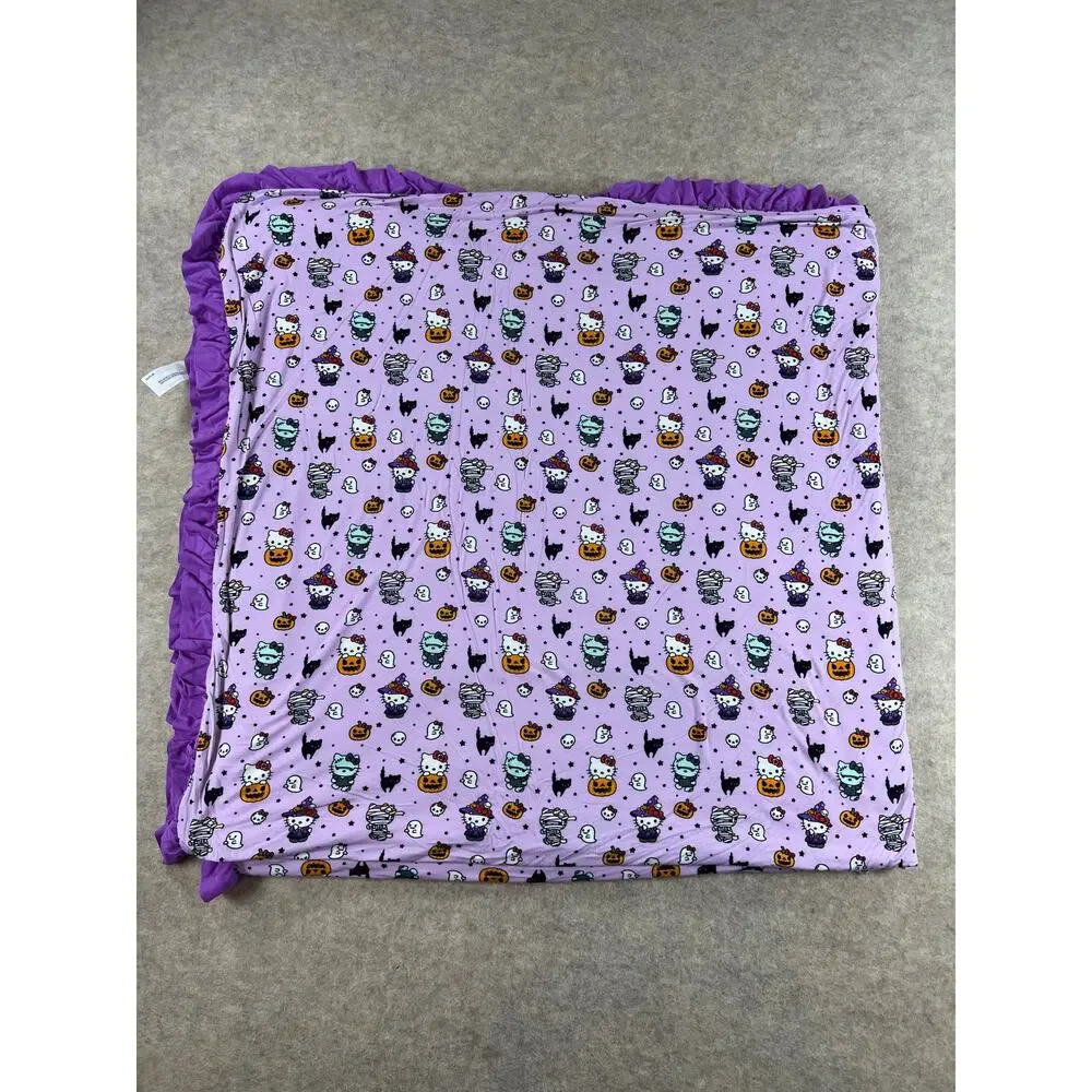 Posh Peanut Hello Kitty Halloween Luxe Patoo Bamboo Blanket 60x60
